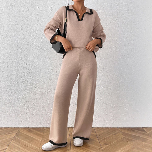 Damen Strick Lounge Set