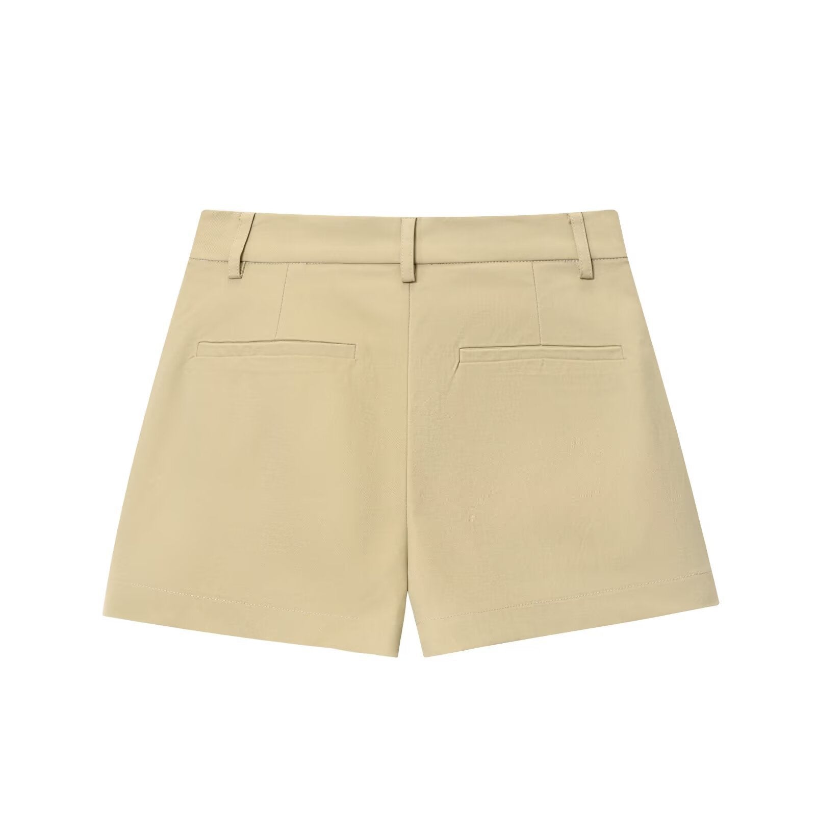 Jacke mit Bindegürtel & High-Waist Shorts