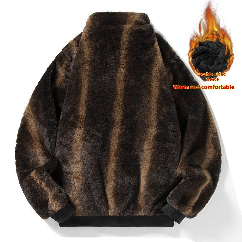 Velvet Hooded Jacket