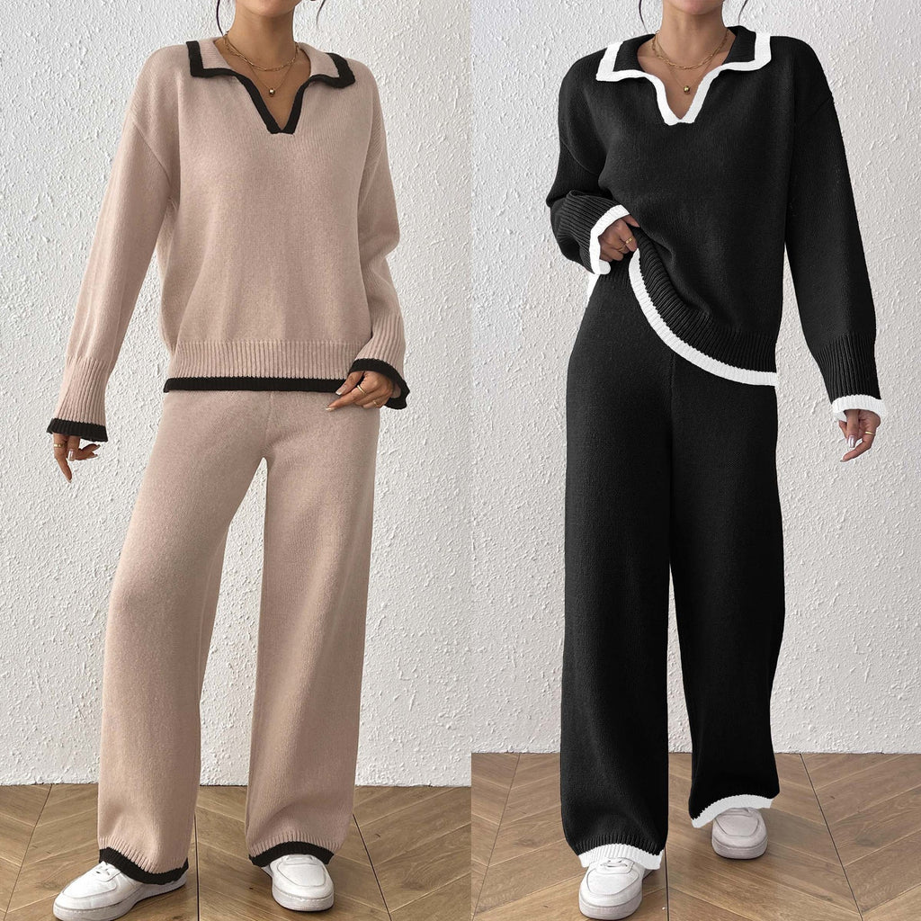 Damen Strick Lounge Set