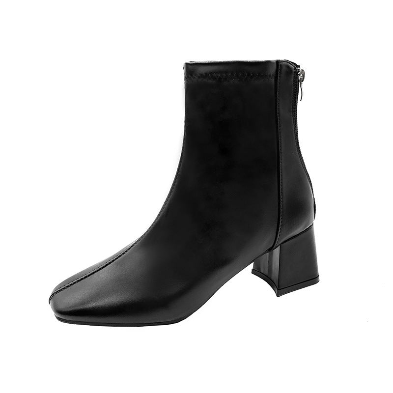 Damen Stiefeletten mit Blockabsatz