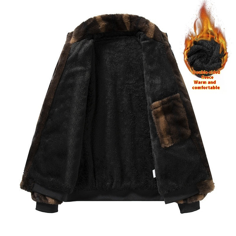 Velvet Hooded Jacket